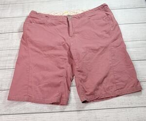 Mountain Hardwear Womens Dynama/2 Bermuda Shorts Beige Outdoor Hiking Size 16